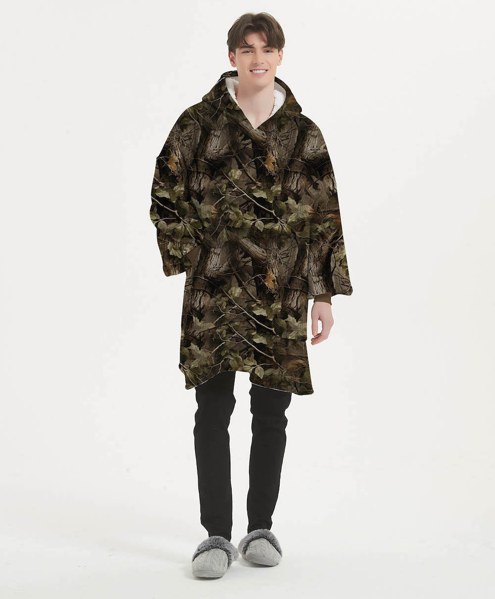 GoHuntHoodie - Oversized Sherpa Heated Hoodie